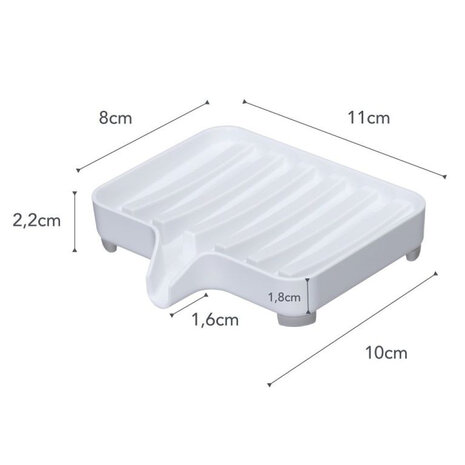 Yamazaki Yamazaki Zeepbakje - Mist - White