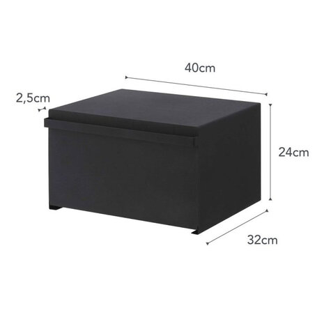 Yamazaki Yamazaki Broodtrommel - Tower - black Yamazaki Yamazaki Broodtrommel - Tower - black