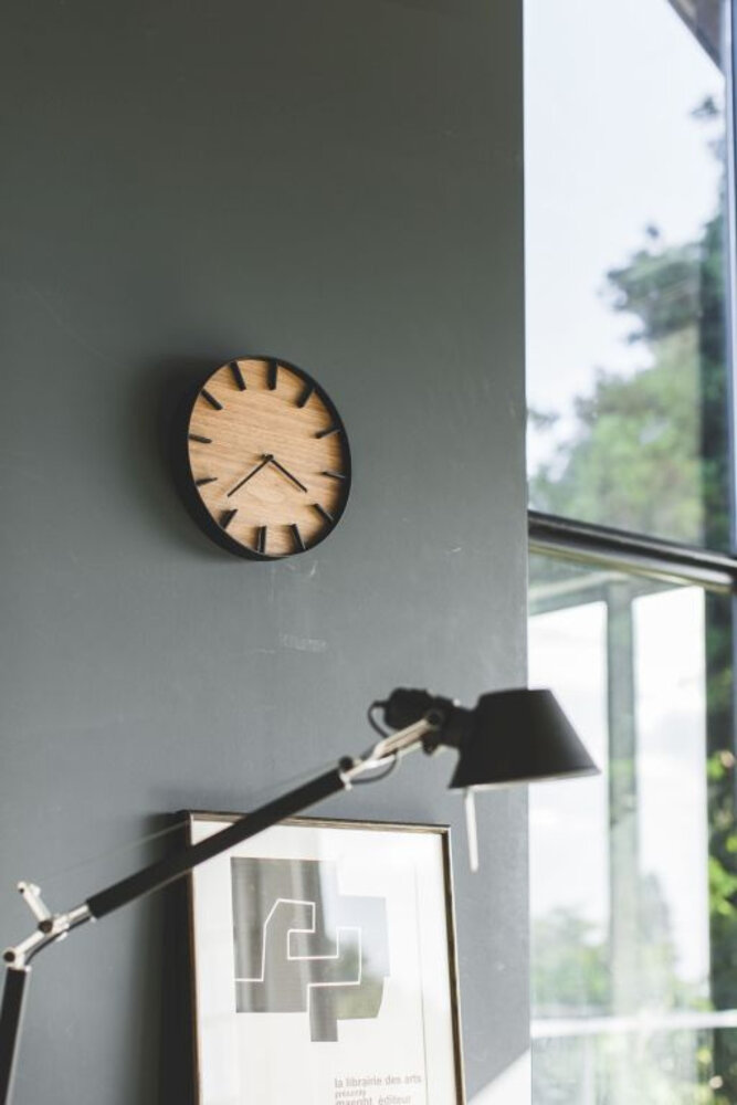 Yamazaki Yamazaki Wandklok - Rin - brown