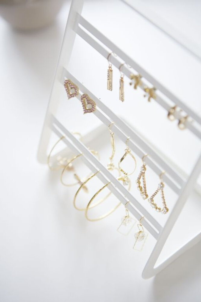 Yamazaki Yamazaki Oorbellen standaard - Tower - white Yamazaki Yamazaki Oorbellen standaard - Tower - white