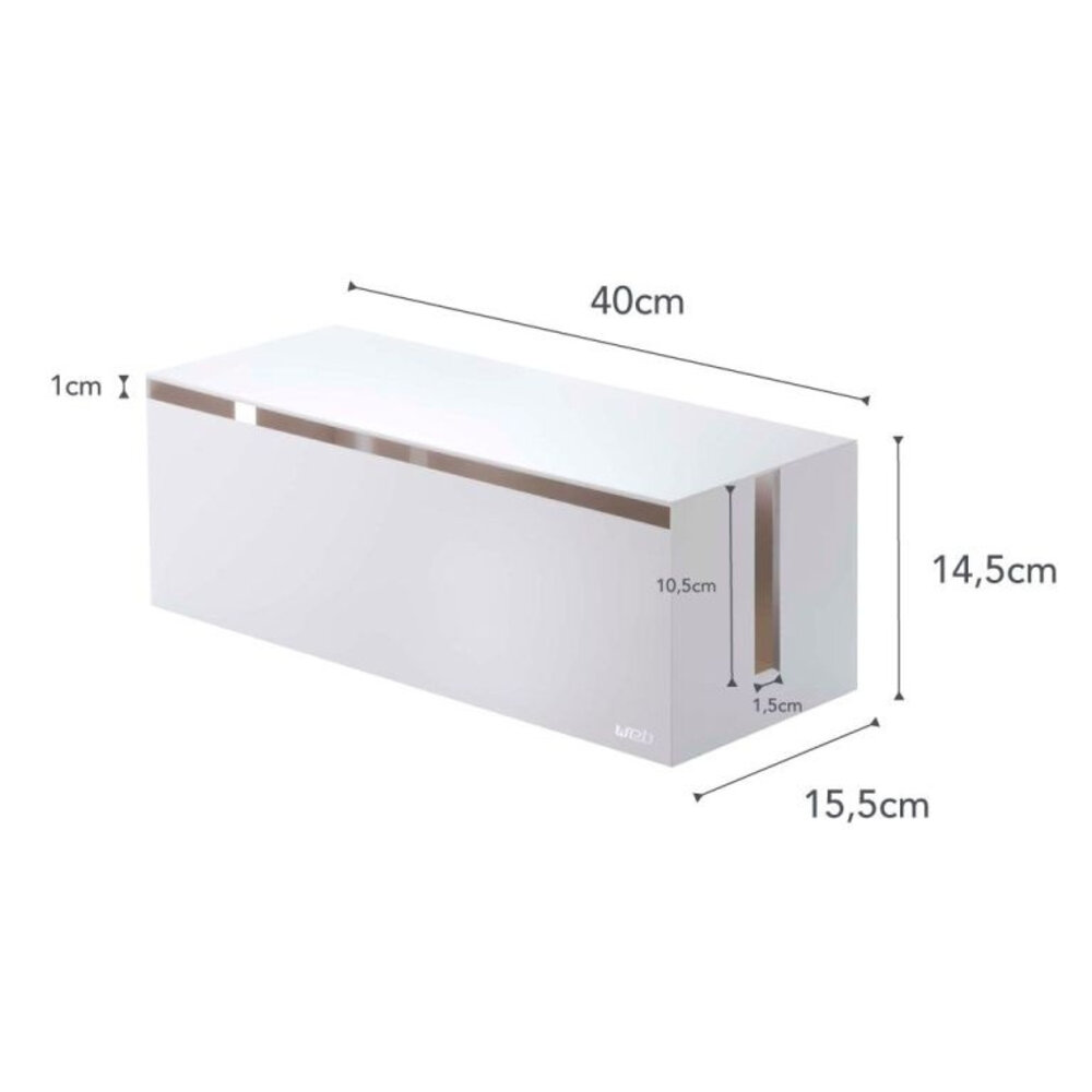 Yamazaki Yamazaki Kabel organiser - white Yamazaki Yamazaki Kabel organiser - white