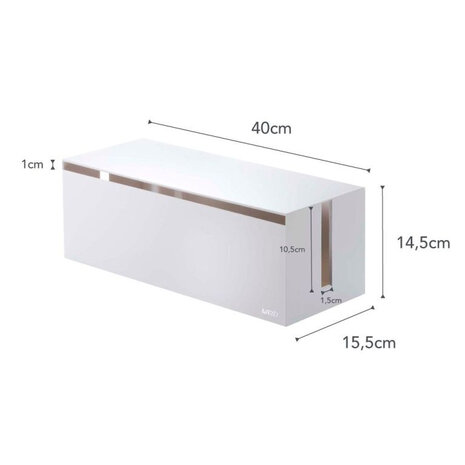 Yamazaki Yamazaki Kabel organiser - white Yamazaki Yamazaki Kabel organiser - white