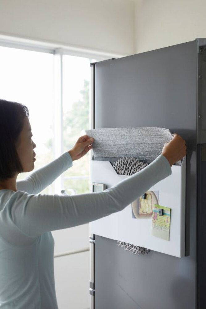 Yamazaki Yamazaki Placemat Houder - Tower - white Yamazaki Yamazaki Placemat Houder - Tower - white