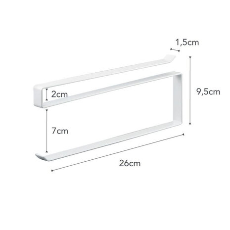 Yamazaki Yamazaki Keukenrolhouder - Tower - white