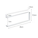 Yamazaki Yamazaki Keukenrolhouder - Tower - white Yamazaki Yamazaki Keukenrolhouder - Tower - white