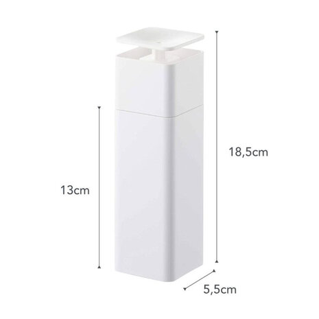 Yamazaki Yamazaki Afwasmiddel Dispenser - Tower - White
