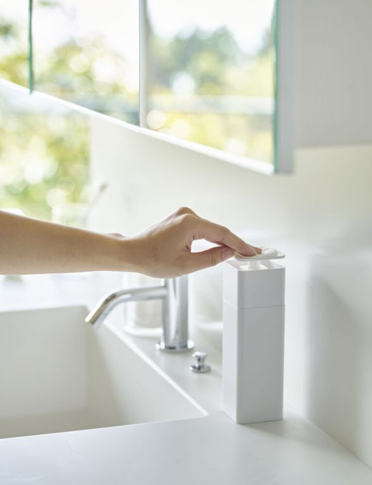 Yamazaki Yamazaki Afwasmiddel Dispenser - Tower - White