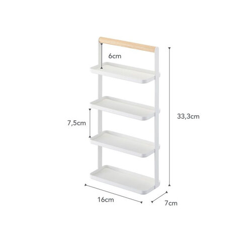 Yamazaki Yamazaki Badkamer Opberger - Tosca - White