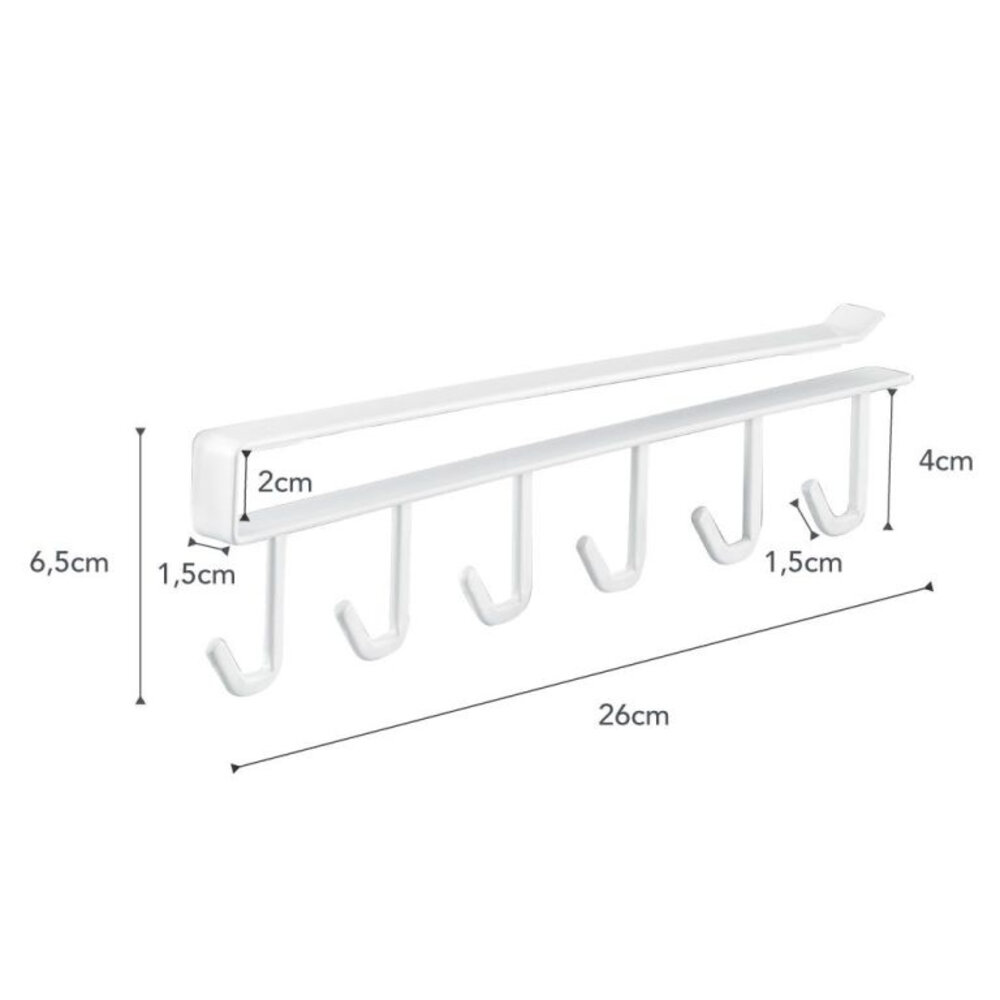 Yamazaki Yamazaki Keuken ophangrek onder plank - Tower - white