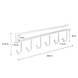 Yamazaki Yamazaki Keuken ophangrek onder plank - Tower - white Yamazaki Yamazaki Keuken ophangrek onder plank - Tower - white