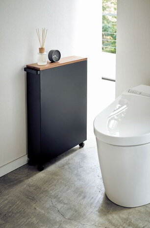 Yamazaki Yamazaki Opbergtrolley - Tower - black