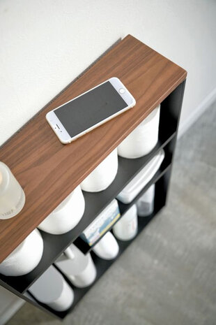 Yamazaki Yamazaki Opbergtrolley - Tower - black