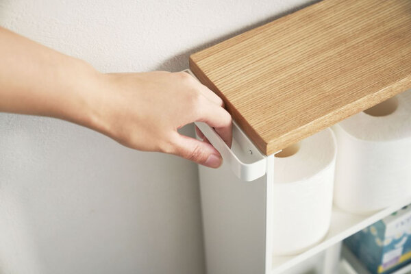 Yamazaki Yamazaki Opbergtrolley - Tower - white Yamazaki Yamazaki Opbergtrolley - Tower - white