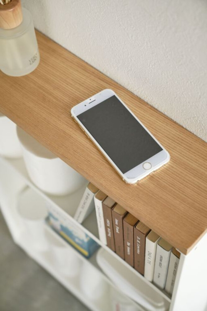 Yamazaki Yamazaki Opbergtrolley - Tower - white Yamazaki Yamazaki Opbergtrolley - Tower - white