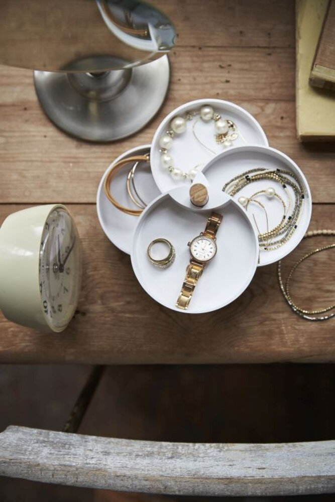 Yamazaki Yamazaki sieraden doosje Tray rond - Tosca Yamazaki Yamazaki sieraden doosje Tray rond - Tosca