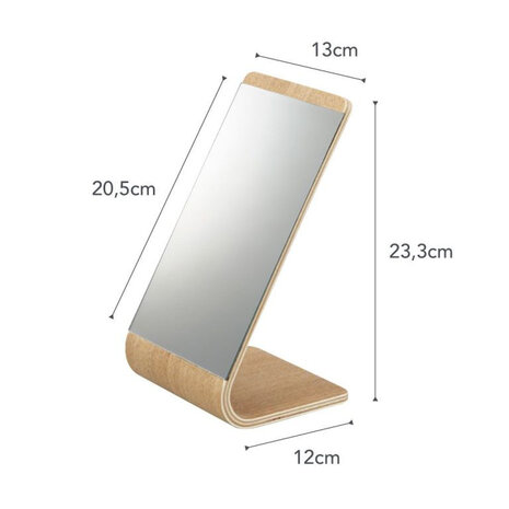 Yamazaki Yamazaki Staande Spiegel - Rin - Beige Yamazaki Yamazaki Staande Spiegel - Rin - Beige