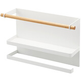 Yamazaki Yamazaki Magnetische Keukenpapier & Foliehouder - White Yamazaki Yamazaki Magnetische Keukenpapier & Foliehouder - White