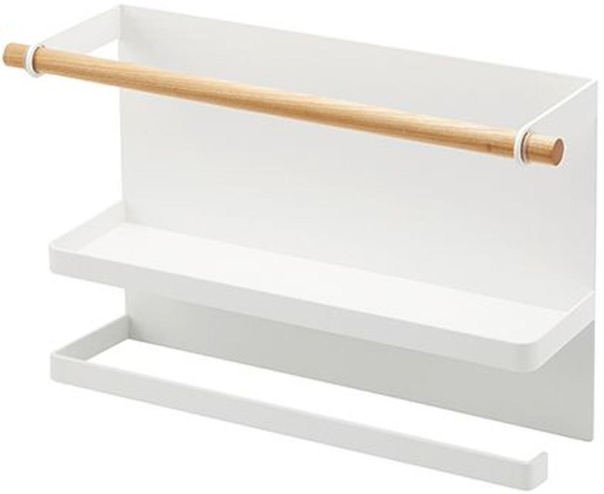 Yamazaki Yamazaki Magnetische Keukenpapier & Foliehouder - White
