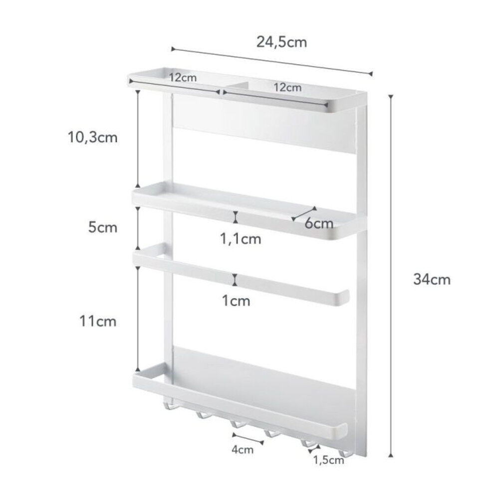 Yamazaki Yamazaki Opbergrek - Tower - white
