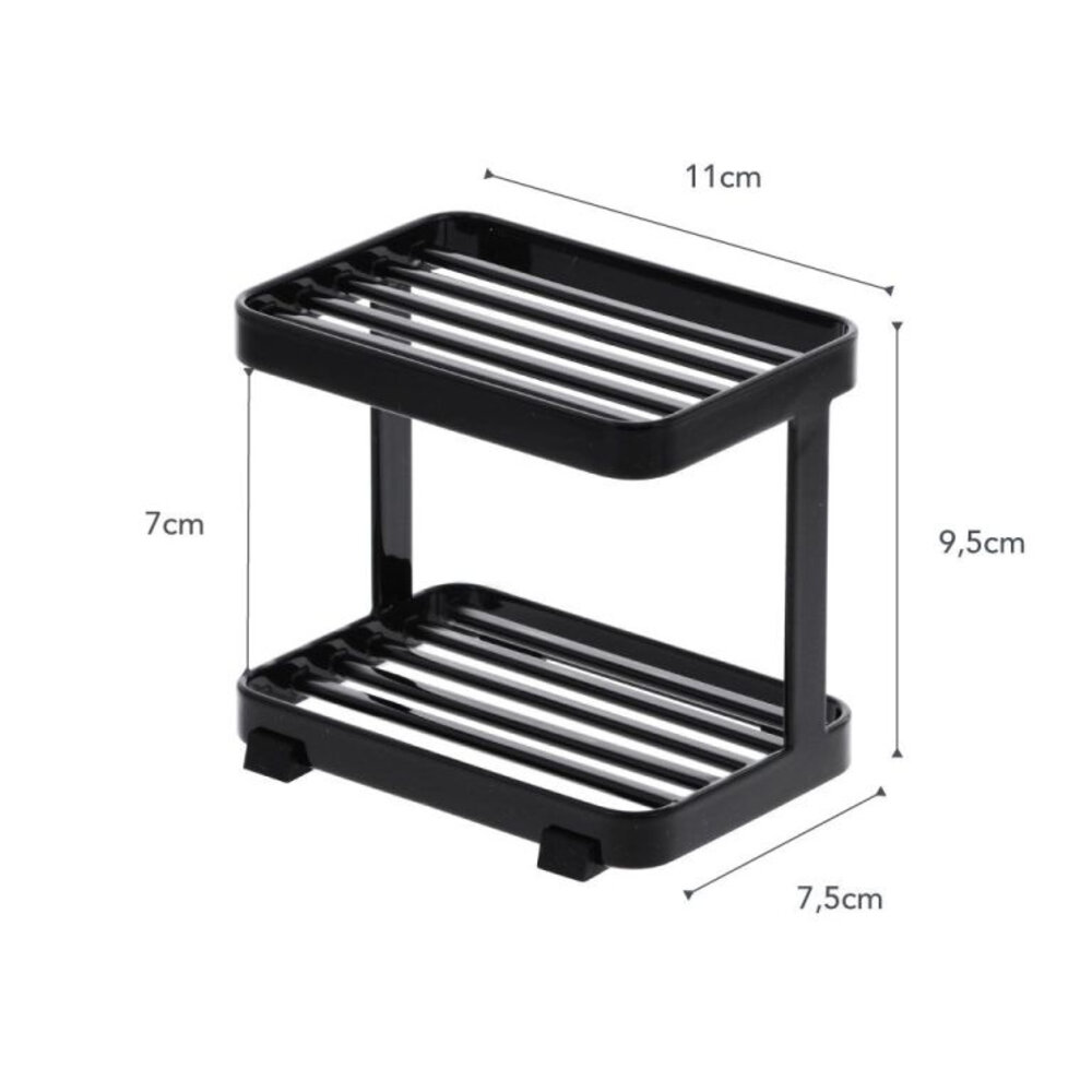 Yamazaki Yamazaki Zeeprekje 2-level - Tower - black