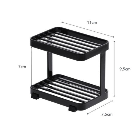 Yamazaki Yamazaki Zeeprekje 2-level - Tower - black