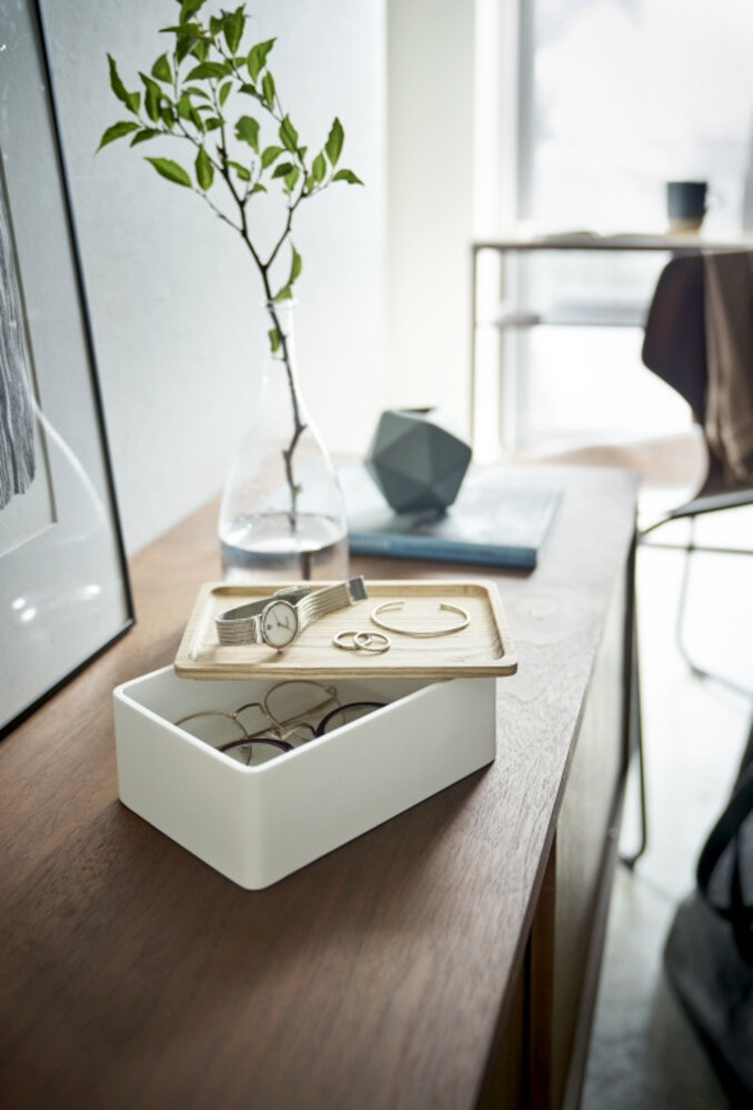 Yamazaki Yamazaki sieraden opbergdoos - Rin - White