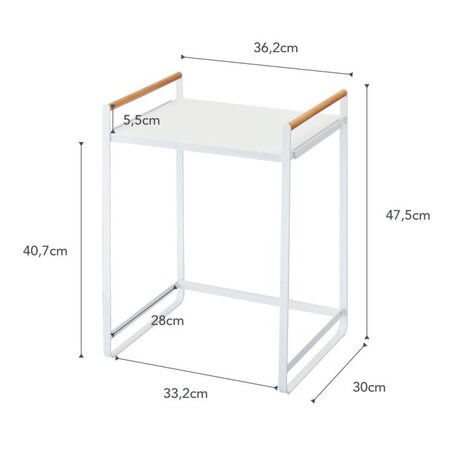 Yamazaki Yamazaki Keukenrek - Tosca - White Yamazaki Yamazaki Keukenrek - Tosca - White