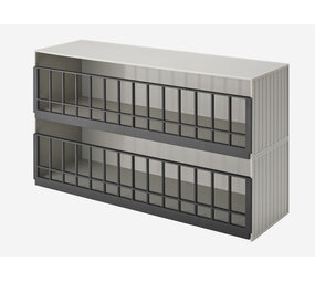 Yamazaki Yamazaki Speelgoedrek - Tower - Grey/White Yamazaki Yamazaki Speelgoedrek - Tower - Grey/White