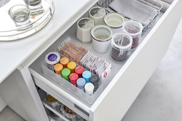 Yamazaki Yamazaki Stapelbare Lade Organizer - Tower - White Yamazaki Yamazaki Stapelbare Lade Organizer - Tower - White