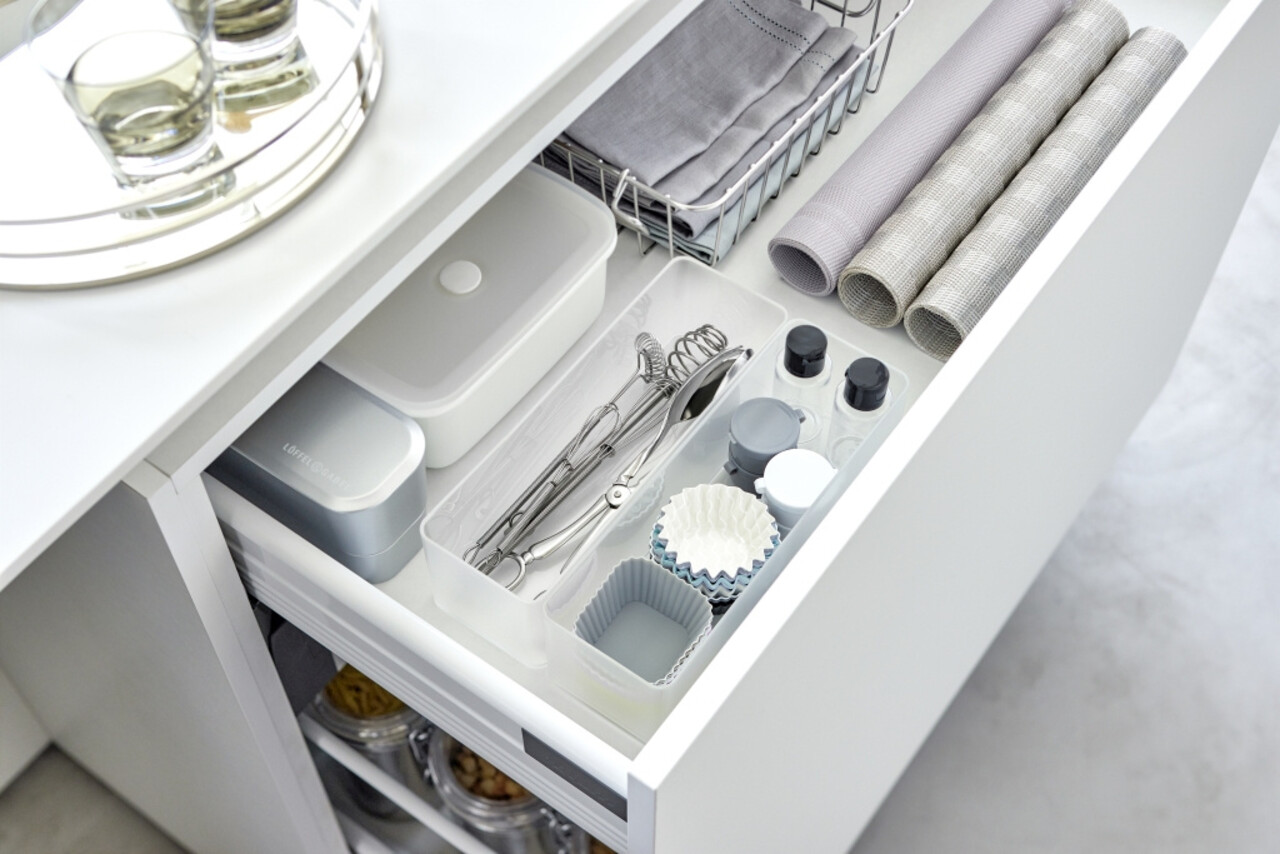 Yamazaki Yamazaki Stapelbare Lade Organizer - Tower - White Yamazaki Yamazaki Stapelbare Lade Organizer - Tower - White