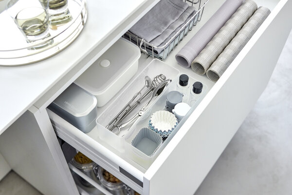 Yamazaki Yamazaki Stapelbare Lade Organizer - Tower - White Yamazaki Yamazaki Stapelbare Lade Organizer - Tower - White