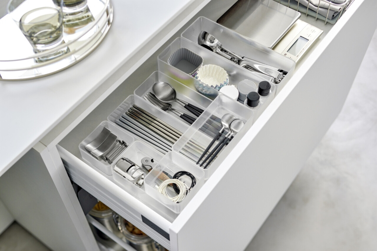 Yamazaki Yamazaki Stapelbare Lade Organizer - Tower - White Yamazaki Yamazaki Stapelbare Lade Organizer - Tower - White