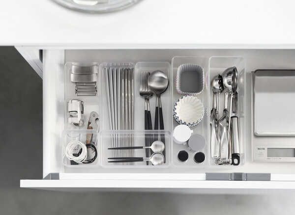 Yamazaki Yamazaki Stapelbare Lade Organizer - Tower - White Yamazaki Yamazaki Stapelbare Lade Organizer - Tower - White