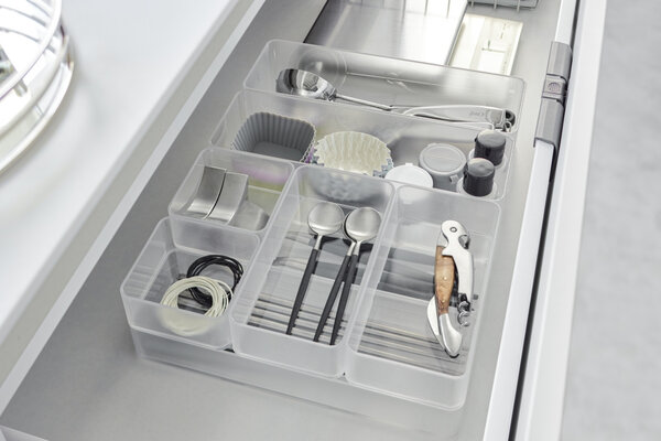 Yamazaki Yamazaki Stapelbare Lade Organizer - Tower - White Yamazaki Yamazaki Stapelbare Lade Organizer - Tower - White