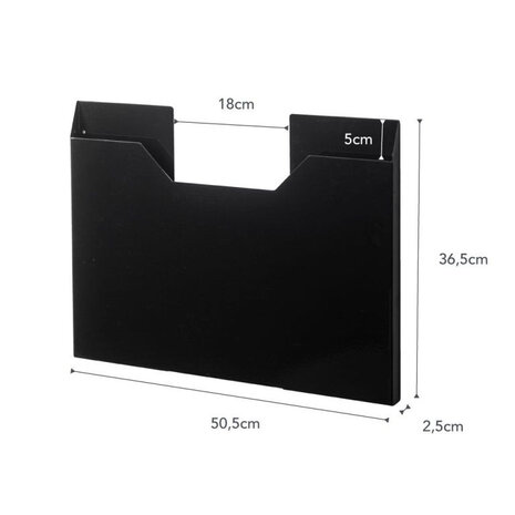 Yamazaki Yamazaki Placemat Houder- Tower - black Yamazaki Yamazaki Placemat Houder- Tower - black