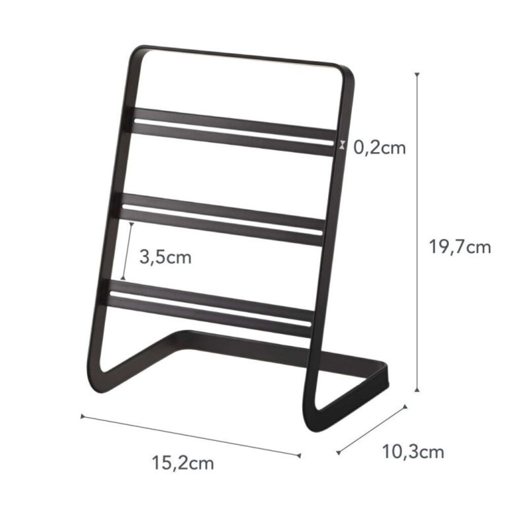 Yamazaki Yamazaki Oorbellen standaard - Tower - black Yamazaki Yamazaki Oorbellen standaard - Tower - black