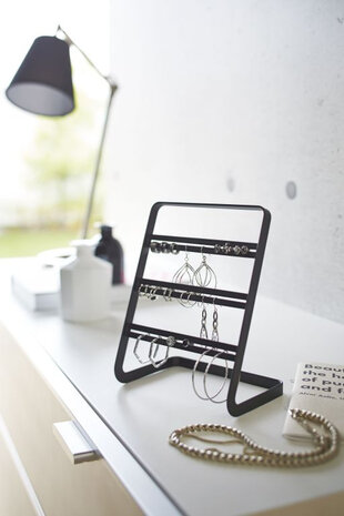 Yamazaki Yamazaki Oorbellen standaard - Tower - black Yamazaki Yamazaki Oorbellen standaard - Tower - black