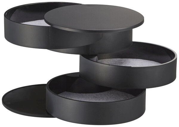 Yamazaki Yamazaki Sieradenhouder 4 - Tower - black Yamazaki Yamazaki Sieradenhouder 4 - Tower - black