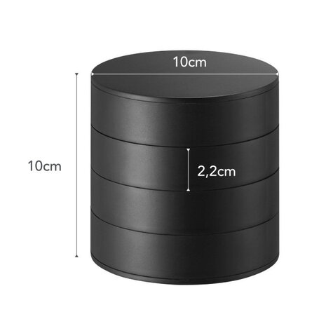 Yamazaki Yamazaki Sieradenhouder 4 - Tower - black Yamazaki Yamazaki Sieradenhouder 4 - Tower - black