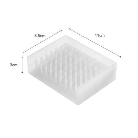 Yamazaki Yamazaki Siliconen zeephouder wit - Float - Clear