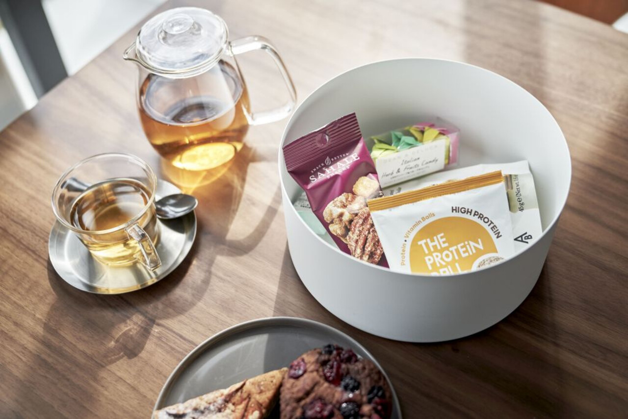 Yamazaki Yamazaki Opbergdoos met Deksel - Rin - White Yamazaki Yamazaki Opbergdoos met Deksel - Rin - White