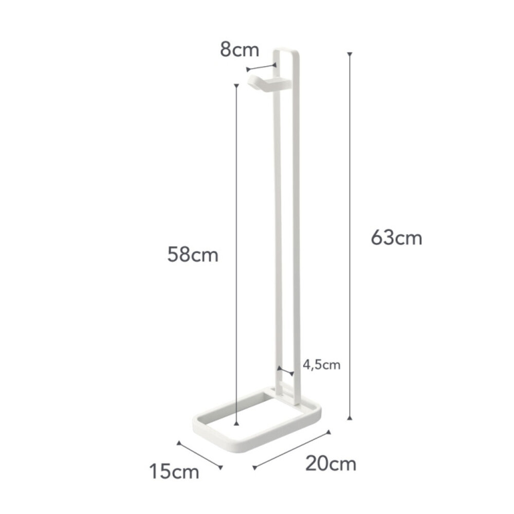 Yamazaki Yamazaki Fietsenrek Kind - Tower - White Yamazaki Yamazaki Fietsenrek Kind - Tower - White