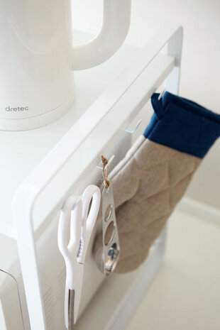 Yamazaki Yamazaki Uitschuifbare Keukenorganiser - Tower - white Yamazaki Yamazaki Uitschuifbare Keukenorganiser - Tower - white