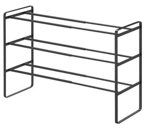 Yamazaki Yamazaki Schoenenrek Uitschuifbaar - Frame - 3 niveaus - black Yamazaki Yamazaki Schoenenrek Uitschuifbaar - Frame - 3 niveaus - black