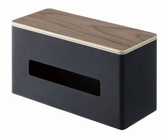 Yamazaki Yamazaki Tissuebox Dubbelzijdig - Rin - brown