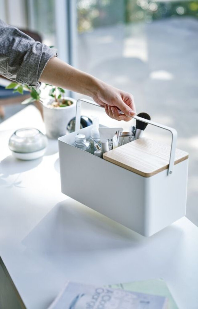 Yamazaki Yamazaki Make-up Organiser - Tower - White