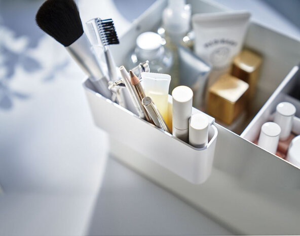 Yamazaki Yamazaki Make-up Organiser - Tower - White