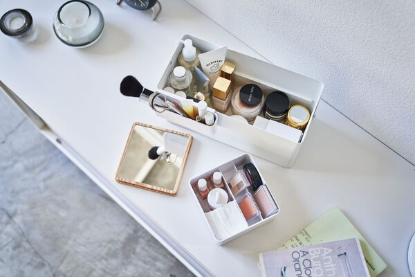 Yamazaki Yamazaki Make-up Organiser - Tower - White