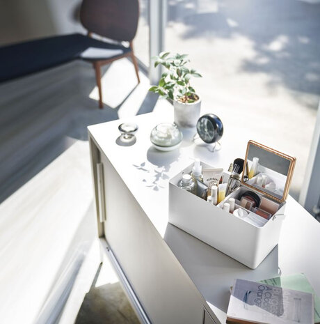 Yamazaki Yamazaki Make-up Organiser - Tower - White