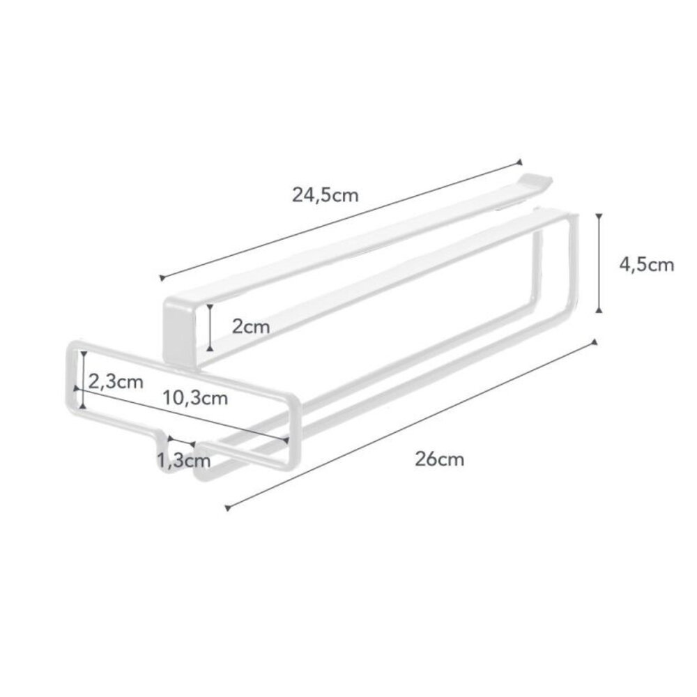 Yamazaki Yamazaki Wijnglazenhouder Hangend - Tower - White Yamazaki Yamazaki Wijnglazenhouder Hangend - Tower - White